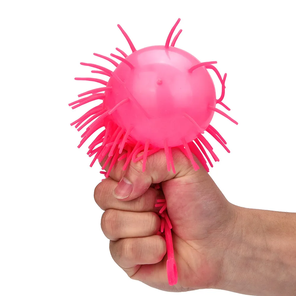 Сжимаемые мягкие мигающие шарики-иглобрюхи сжимаемые стресс сжимаемые игрушки шар для снятия стресса для забавного подарка Z0222