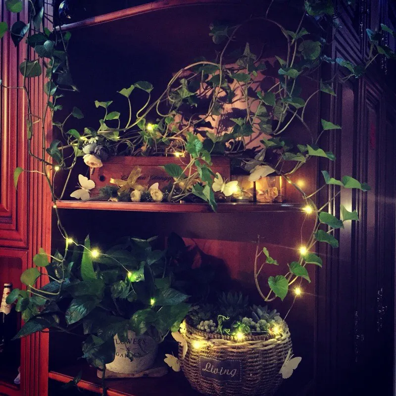 

2m 200 LEDs Solar String Lights Waterproof Outdoor Garden Party Wedding Decoration Copper Wire Lamp TN88