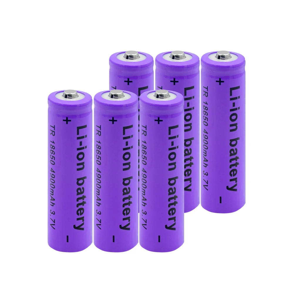 Postuman Лот защищенный 3,7 V 4900mAh LG блок питания для электронной сигареты литиевая батарея 18650 аккумуляторная батарея - Цвет: 6 PCS