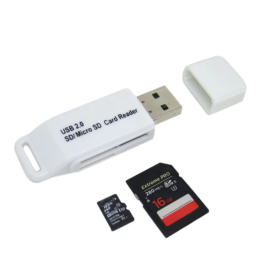 Ouhaobin Card Readers USB2.0 MicroSD MicroSDHC / T-Flash reader Compact Flash Reader td0218 dropship |