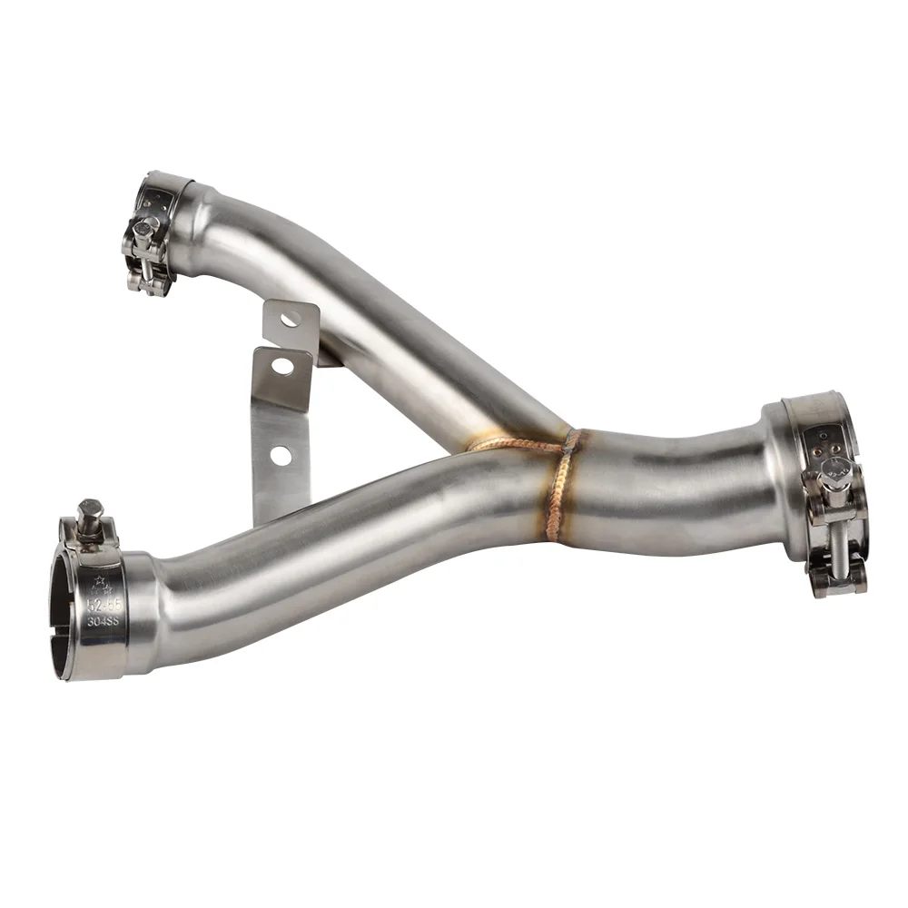 

Stainless Steel Mid Pipe Exhaust For Kawasaki Z1000 2011 2012 2013 2014 2015 2016 2017 2018 Z 1000 Motorcycle Accessories Parts