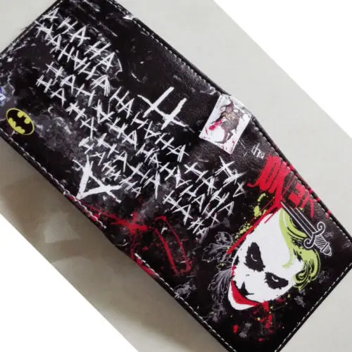 

2018 DC Comics The Batman Joker character LOGO wallets Purse Multi 12cm Leather W351
