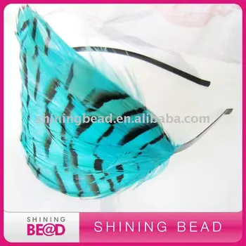 

Elegant fashion character feather headband/hairband+fast delivery+free shipping