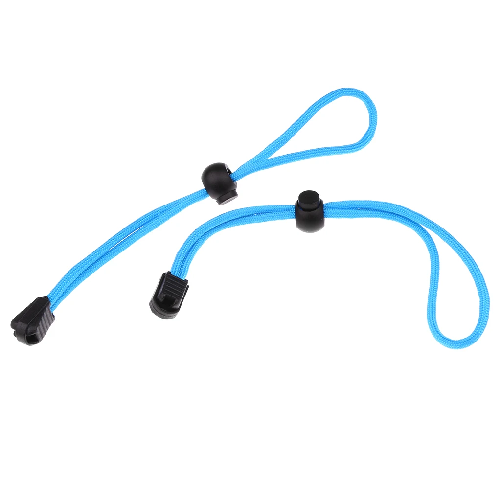 Perfeclan 2Pcs Adjustable Scuba Dive Snorkeling Spare Repair Wrist Lanyard Strap Diving Freediving Underwater Sports Accessories