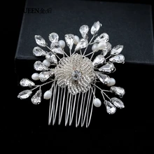 TOPQUEEN HP170 аксессуары для волос свадебные головные уборы свадебные гребень для волос свадебные подружки невесты модный головной убор для женщин Головные уборы