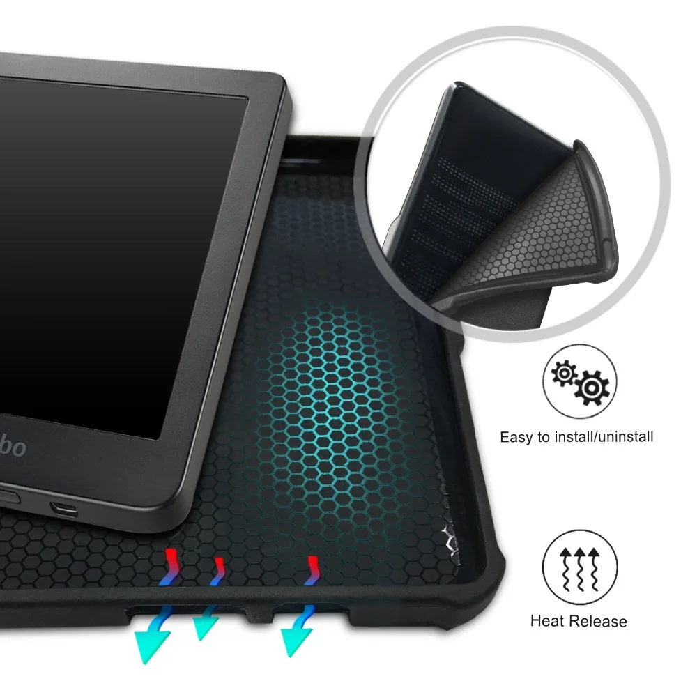 Для Kobo Clara Clear HD Ultra Slim Smart Cover ТПУ кожаный защитный чехол для kobo clara hoesje housse