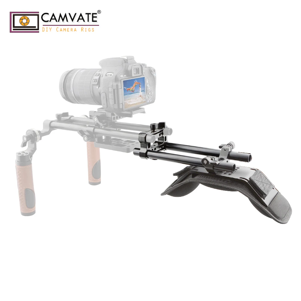 CAMVATE лучшая дешевая dslr камера плечевой стабилизатор rig C1764 аксессуары для