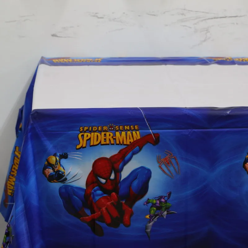 Hero Plastic Tablecover Tablecloth Comic Book Superhero Birthday Parties Events