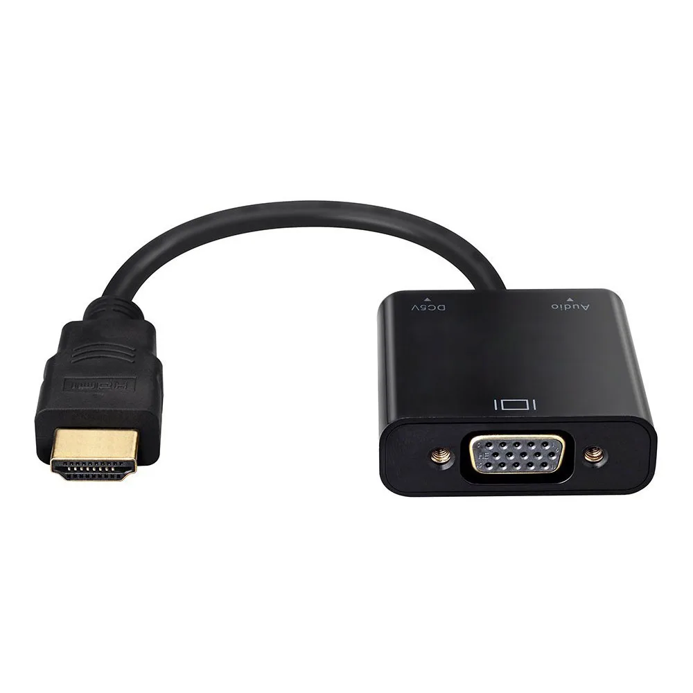 1080P HDMI Черный Micro USB 3 5 мм аудио разъем и кабель для VGA Male PC Raspberry Pi другого