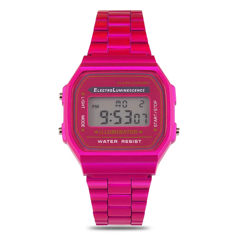 QW Sports Ladies Women Waterproof Sport Digital Girl Custom Brand Watch