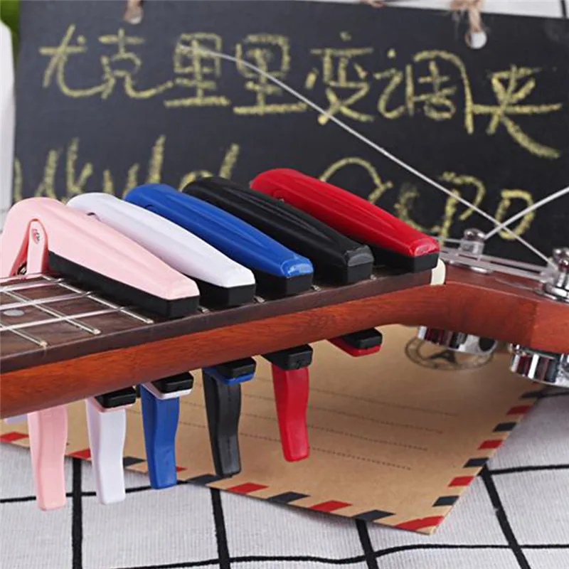 

Quick Change Capo Key Clip for Acoustic Ukulele Classical Electric Guitar Durable Guitar Pickup