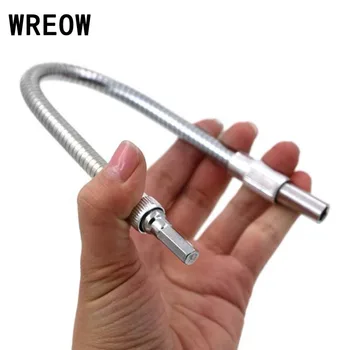 

300mm Extension Screwdriver Flexible Shaft Metal Electronic Drill Bit Universal Angle Socket Driver Adapter Holder Connecting