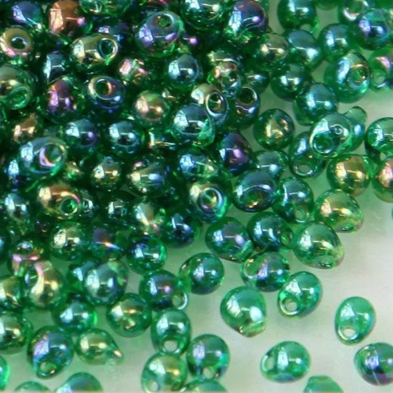 Taidian падение бахромой Seedbeads для бижутерии, материал для рукоделия прозрачный кристалл AB DP250 5/10 г/лот