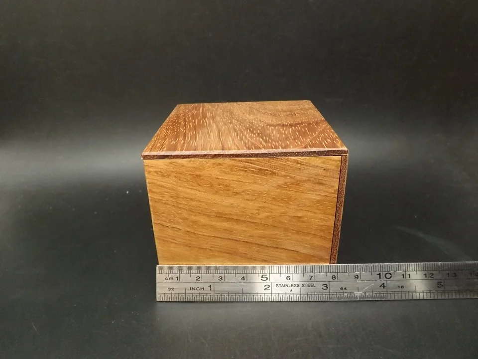 8*8*7 см guibortia spp деревянная Волшебная коробка, головоломка, игрушка, китайская секретная коробка, древняя шкатулка для украшений, без клея, без краски