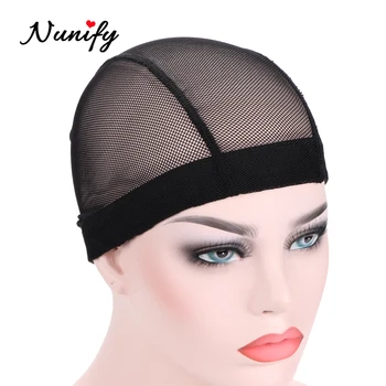 

Nunify 6Pcs 12Pcs Wig Caps Breathable Weave Cap Soft Mesh Dome Cap Stretchable Hair Nets For Wigs Crochet Spandex Dome Cap