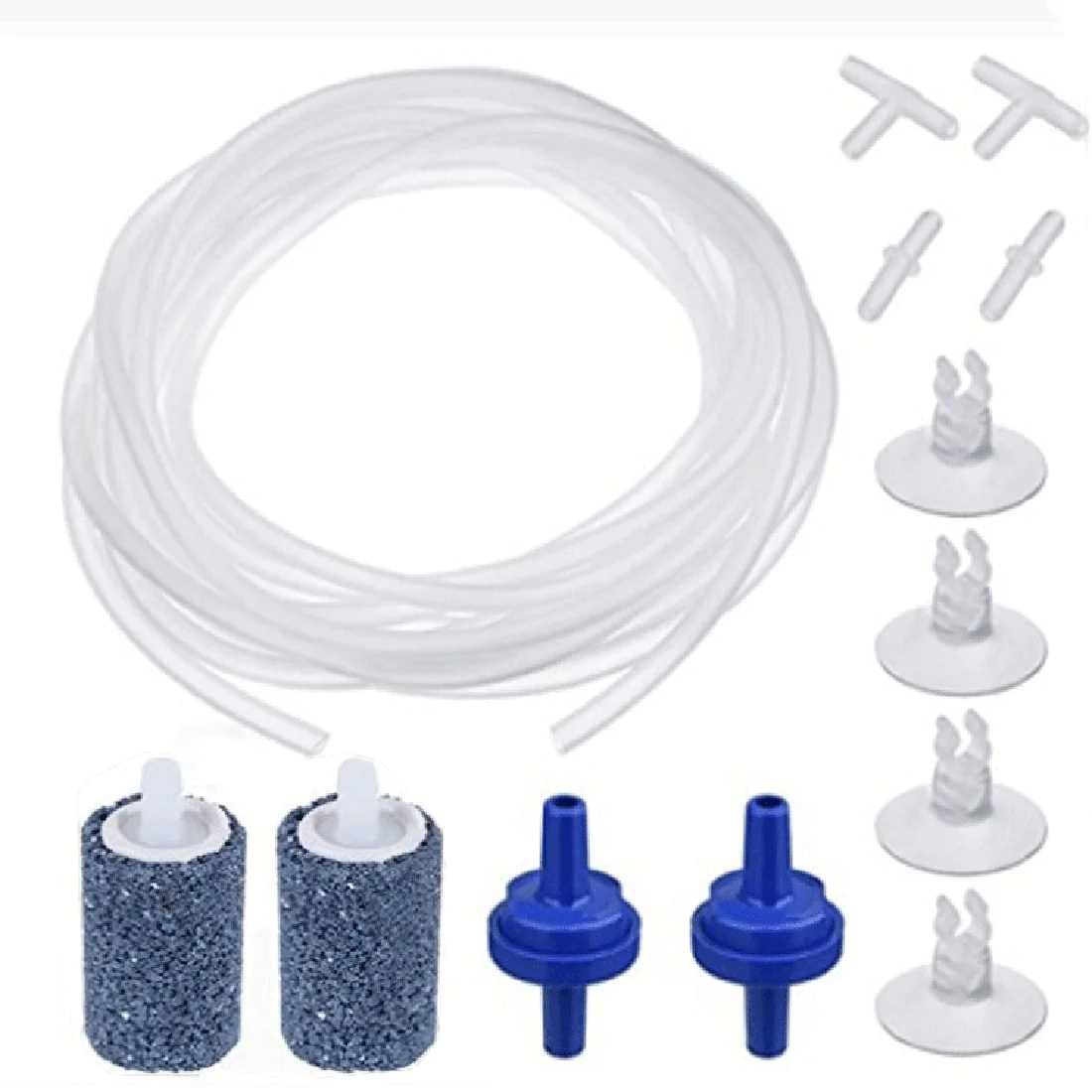

Oxygen Hose Windpipe + Air Stone Stop Valve Set for Fish Tank Oxygen Pump Air Pump Oxygen Pump Fish Tank Oxygenation Filter Set