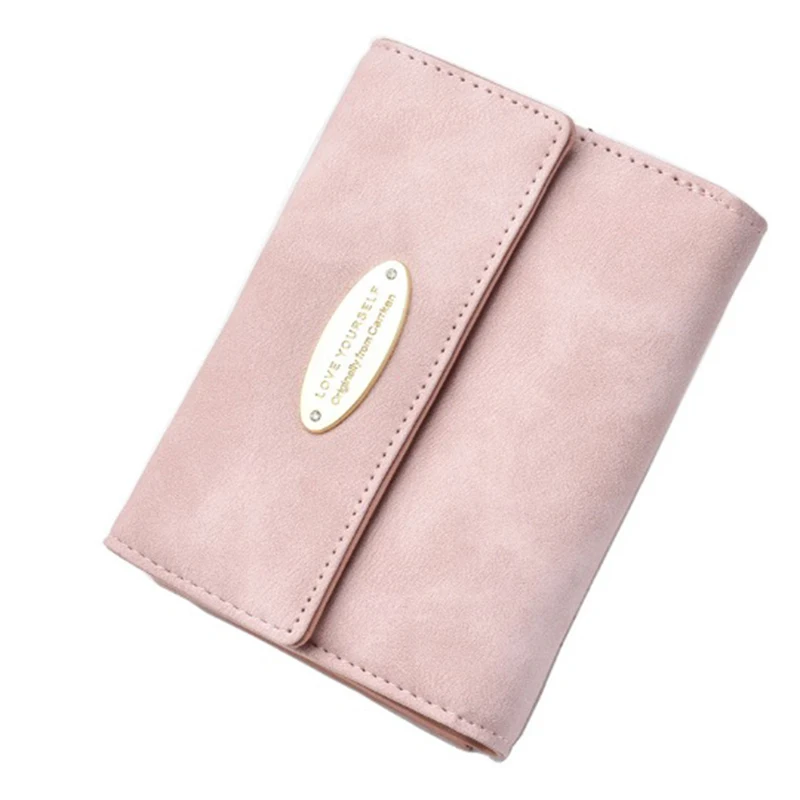 

Women Wallets Small Fashion Brand Leather Purse Women Ladies Card Bag For Women 2018 Clutch Women Female Purse Money Clip Wallet