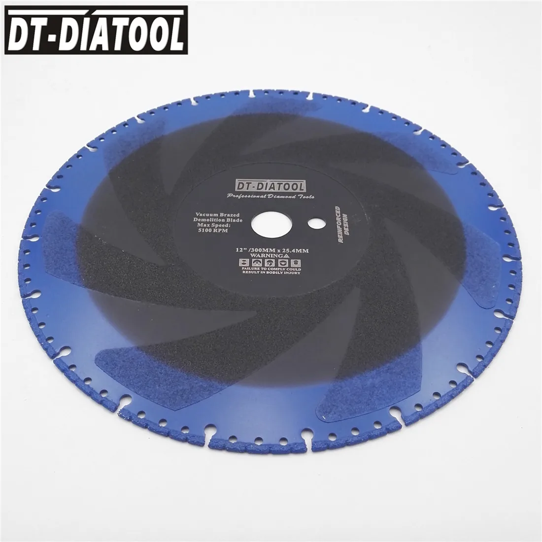 DT-DIATOOL 2 шт. 12 "вакуумной пайки Алмазный диск для многоцелевой 300 мм спасения Алмазный диск