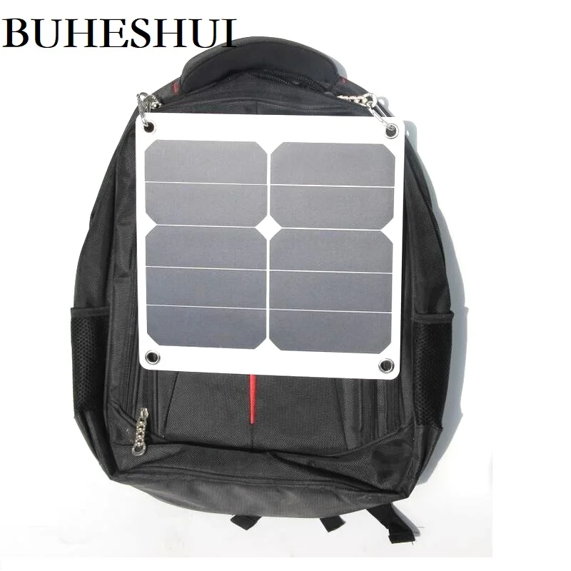 

BUHESHUI High Efficiency 15W 5V Portable Solar Panel Charger Outdoor Solar Charger for iPhone Mobile Power Bank Sunpower Cell