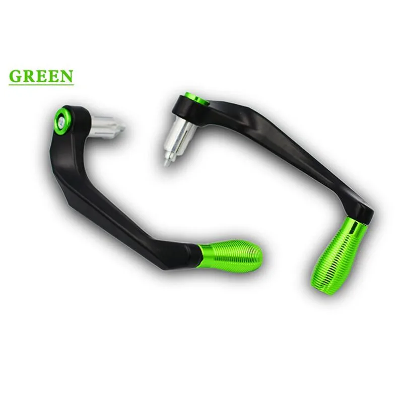 Зеленый Motorcycle Handlebar Grips Guard Brake Clutch Levers Guard Protector For YAMAHA XMAX250 XMAX300 XMAX400 XMAX 250 300 400 X-MAX - Цвет: Зеленый