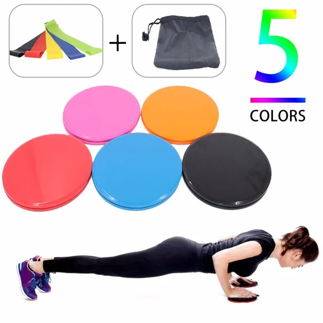 Buy 2pcs Fitness Gliding Discs Gym Slider Fitness Disc