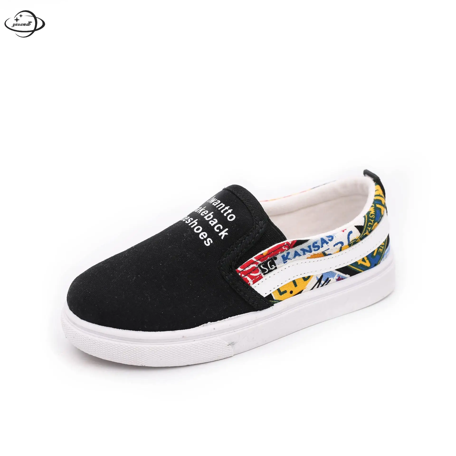 YAUAMDB/детская обувь на плоской подошве 2018 весна осень холст для мальчиков и
