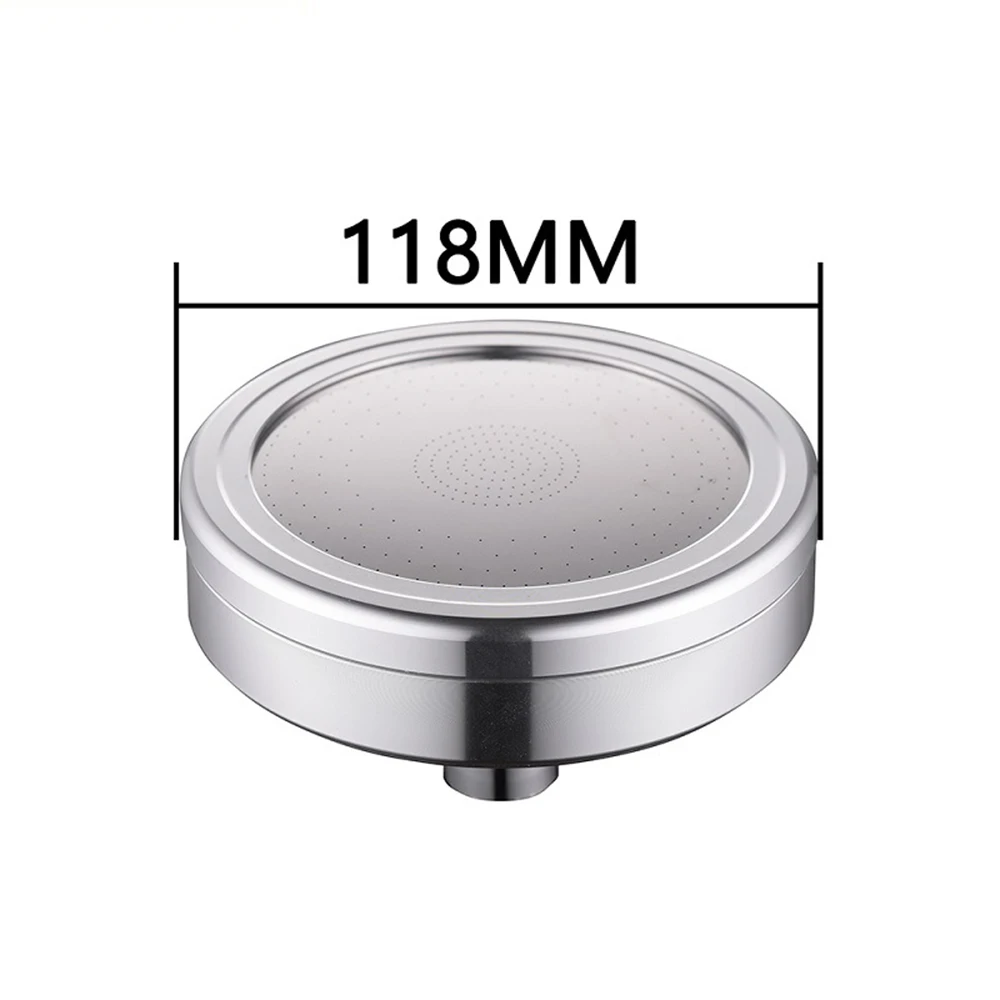 Aluminum Space High Pressure Rain Shower Head with Filter for Hard Water Filter Shower Head Removes Chlorine and Flouride
