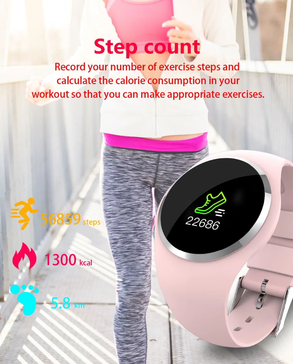 Женские Смарт-часы IP67 водонепроницаемый смарт-Браслет фитнес-трекер для измерения сердечного ритма Смарт-браслет наручные часы спортивные женские часы