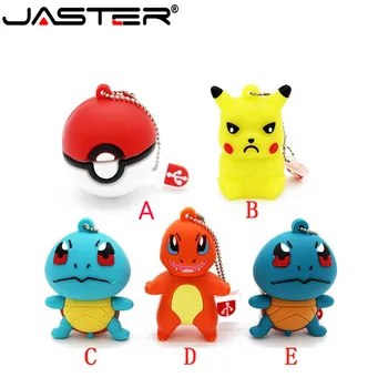 

JASTER The new Pocket Monster USB flash drive USB 2.0 Pen Drive minions Memory stick pendrive 4GB 8GB 16GB 32GB 64GB gift