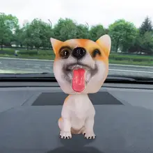 CARPRIE украшения автомобиля животные качающиеся анимированные поплавок Танцующая Игрушка Декор автомобилей кивая Смола щенок собака Dec14