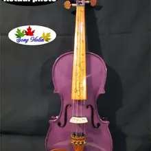Фиолетовый цвета лучший корабль Электрический& акустическая скрипка 4/4#8288