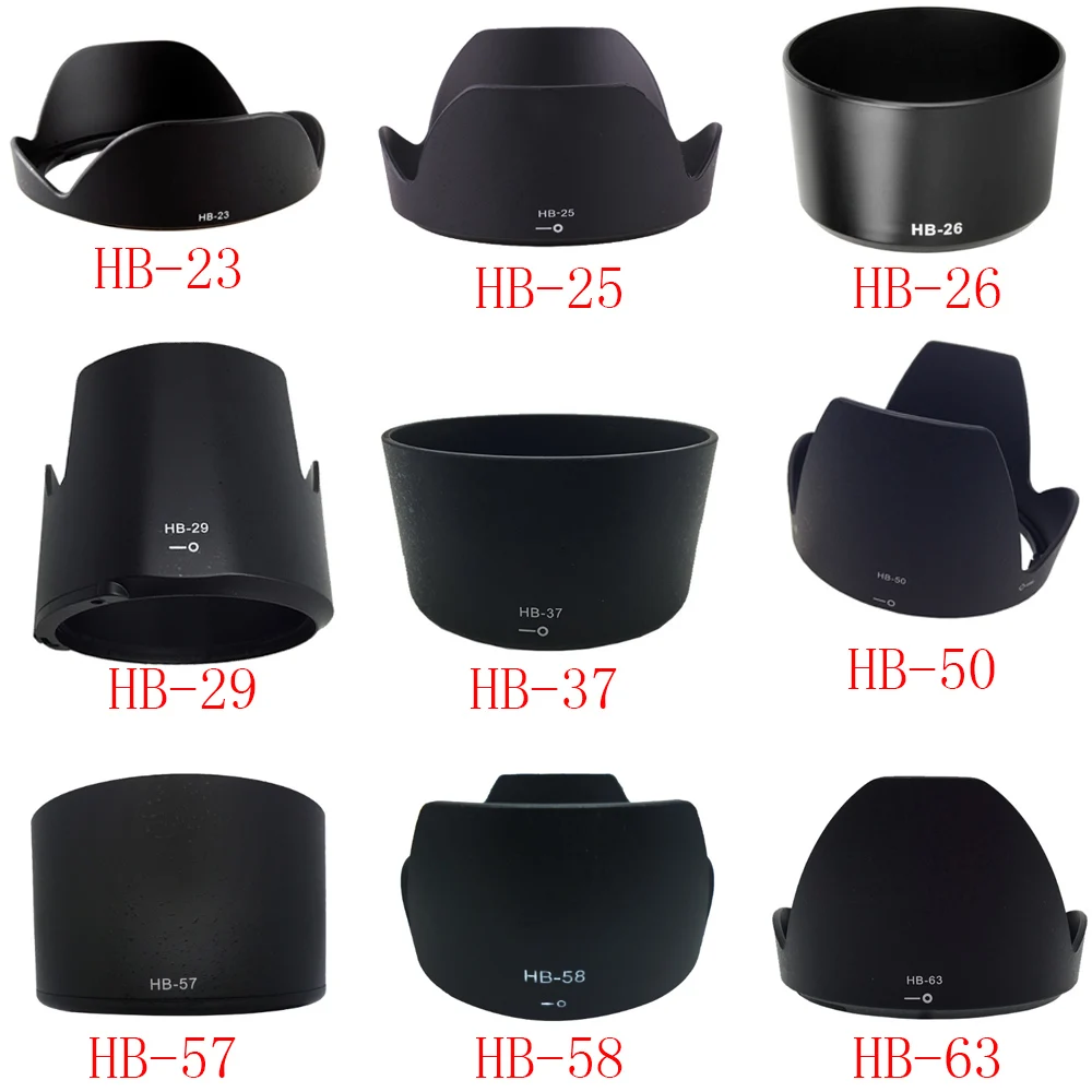 

For HB-23 HB-25 HB-26 HB-29 HB-37 HB-50 HB-57 HB-58 HB-63 camera Lens Hood for nikon lens camera