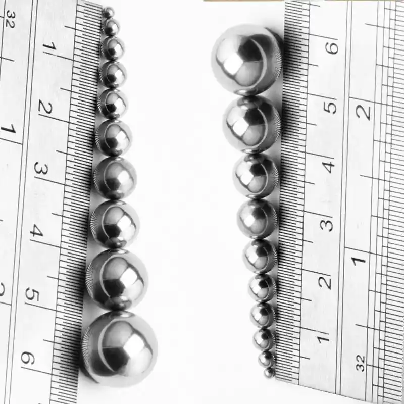 50pcs Bolas de rodamiento de Acero Inoxidable para Airsoft o rodamientos de Bolas Plateado 2 mm, 3 mm, 4 mm, 5 mm, 6 mm NANAD 2mm
