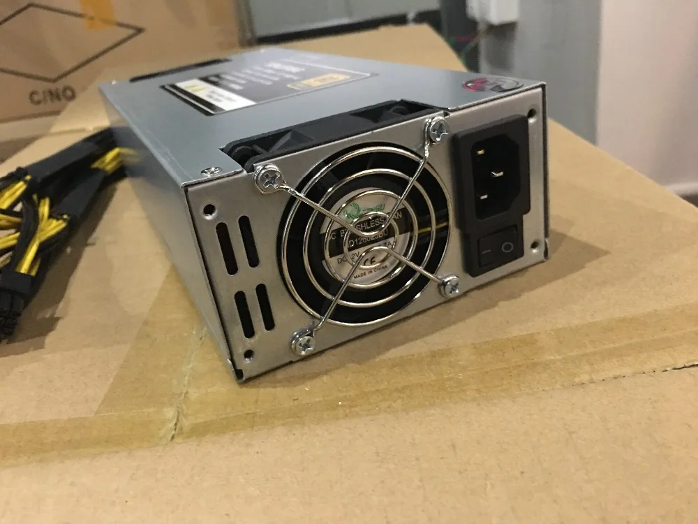 1800 Вт шахтерский источник питания 6PIN * 10 Antminer APW3 + 12 1600 ETH PSU antminer S9 S7 L3 BTC LTC DASH Mining power