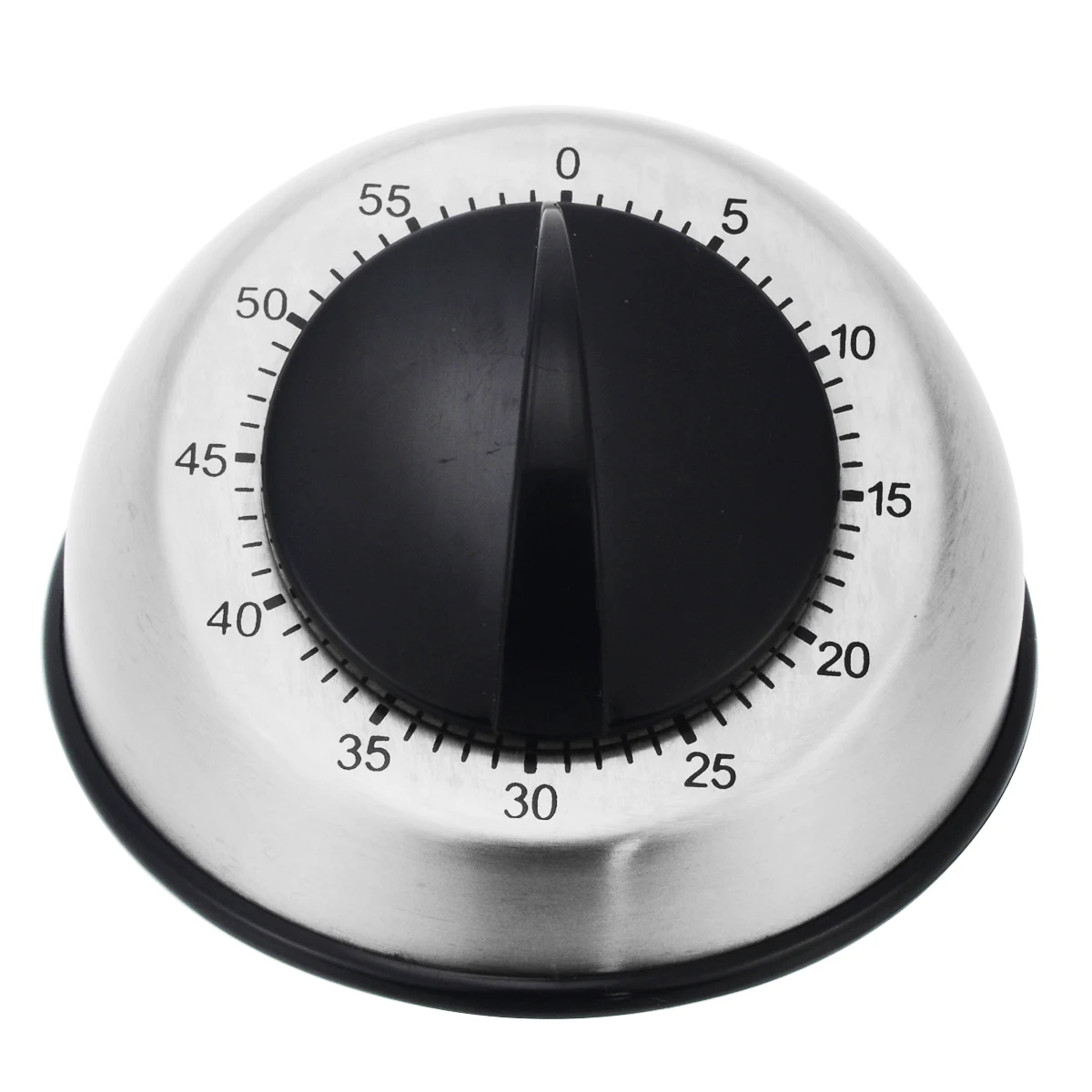 Stainless Steel Kitchen Timer Cooking Chronograph 60 Minutes Long Ring Bell Alarm Loud Reminder Prop For Kitchen Tool