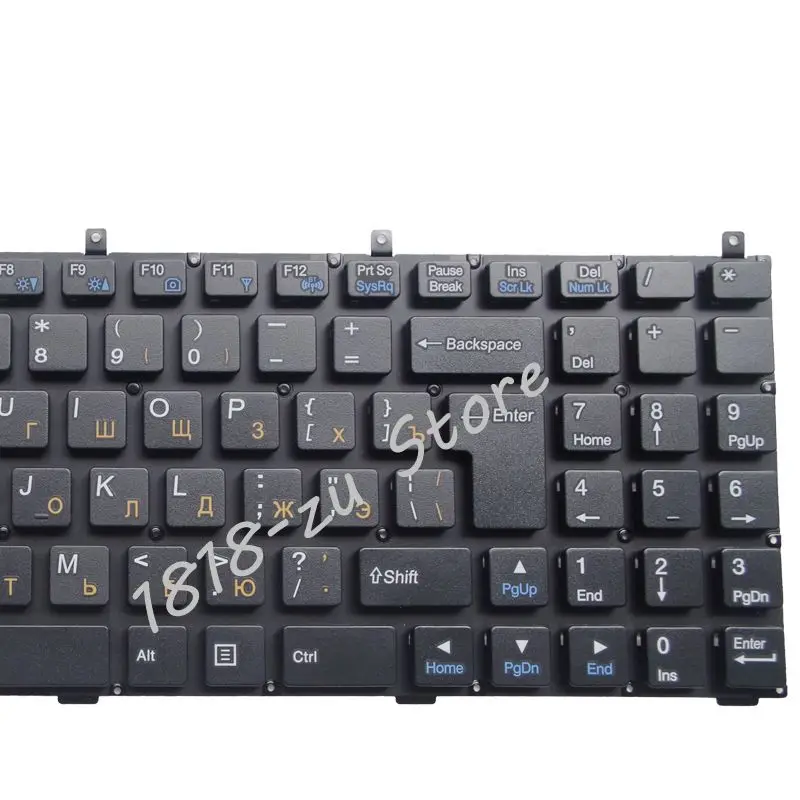 YALUZU Русская клавиатура для Clevo W765S W760CU W765CU W765CUH W765TUN W251HPQ W251HSQ W251HU W251HUQ для DNS 0123975 RU Ноутбук