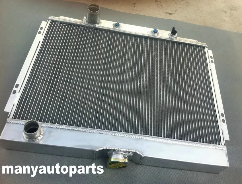 FOR 1967-1970 1968 1969 FORD MUSTANG V8 3 ROW ALUMINUM RADIATOR 67 68 69 70