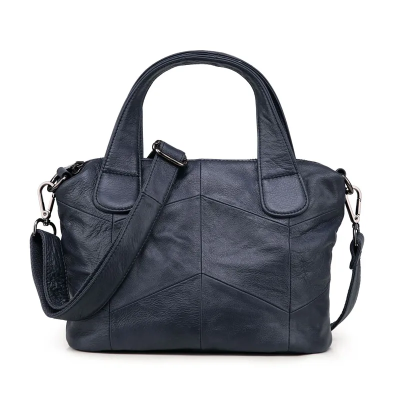 MJ Women Genuine Leather Bag Female Real Cow Leather Handbag Small Tote Bags Ladies Shoulder Handbag Messenger Bag for Women (2)