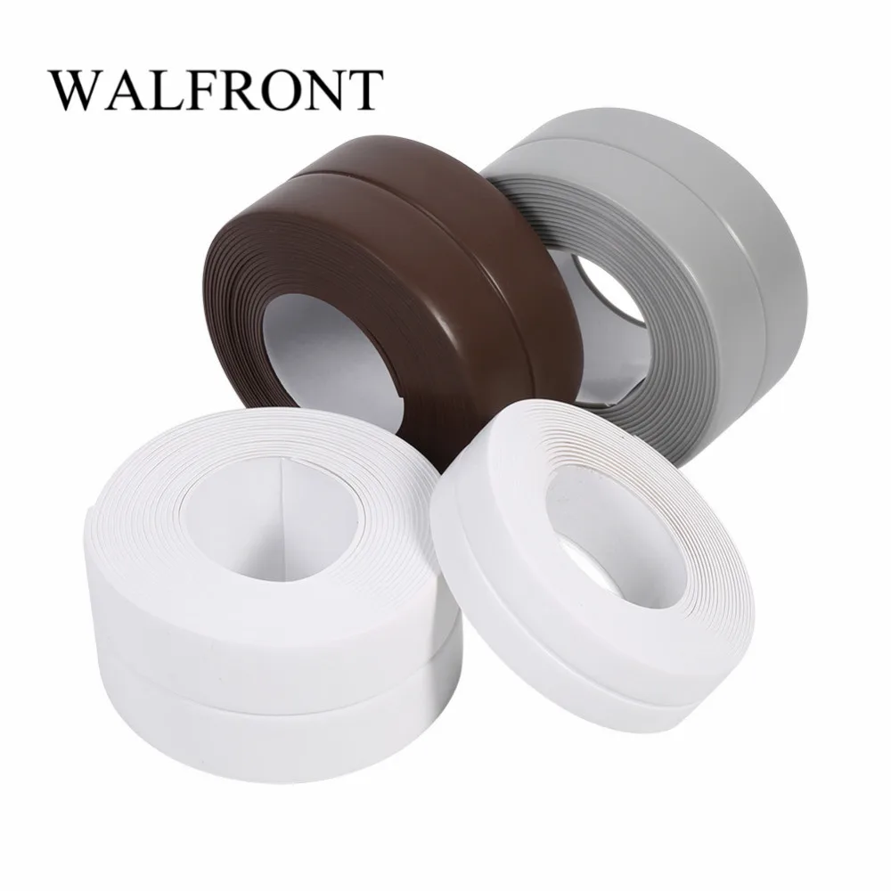 

1 Roll PVC Bath Wall Sealing Strip Waterproof Self Adhesive tape Kitchen Sink Basin Edge Sealing tape Four colors optional 3.2m