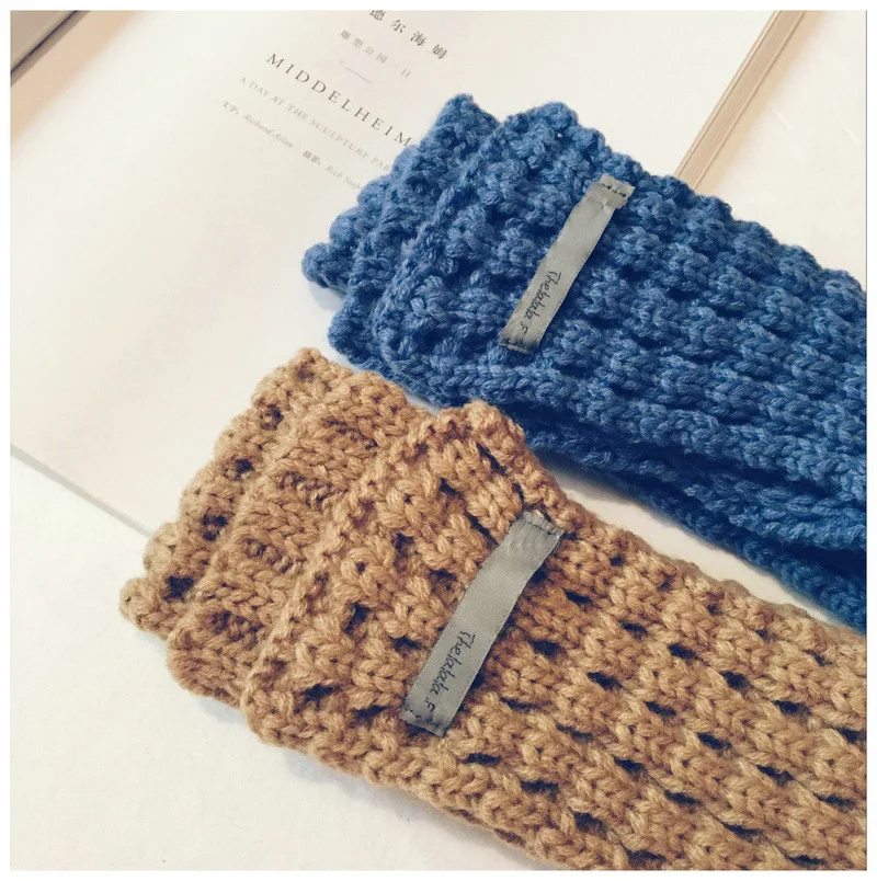 2018 Autumn And Winter New Boys And Girls Knit Scarf Children Wild Korean Version Of The Solid Color Wool Baby Scarf GCG77  (1)