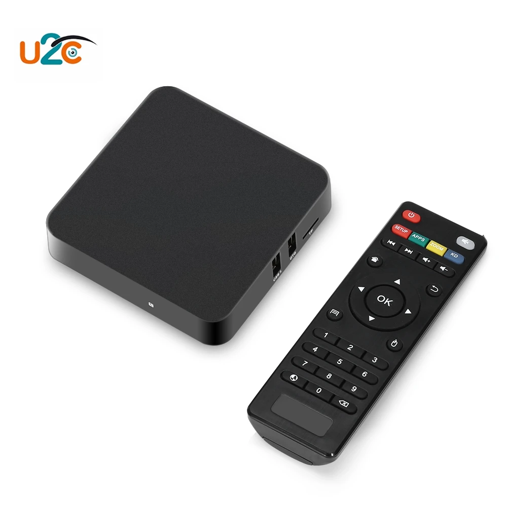 

U2C Z - Pro TV Box Android 7.1 2+8GB Support 4K 2.4GHz WiFi Amlogic S905X/Cortex A53 Set-top Box3D Video/Airplay/DLNA EU UK Plug