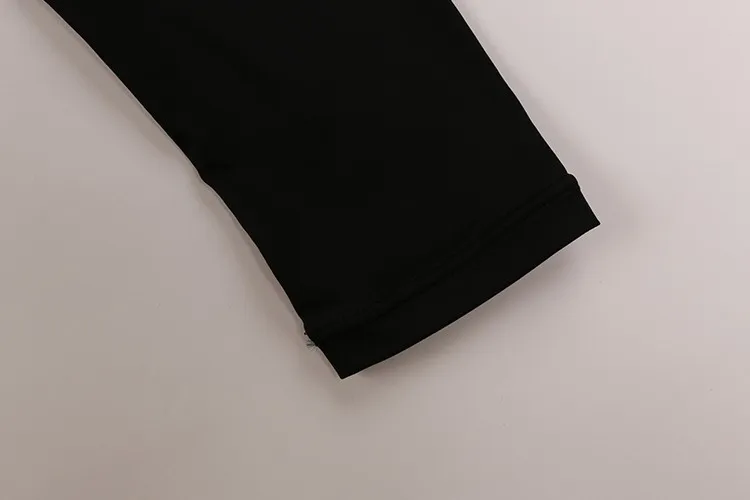 Мужская спортивная компрессионная футболка утягивающая базовый слой фитнес спандекс флис бег длинный рукав бодибилдинг одежда Спортивная футболка