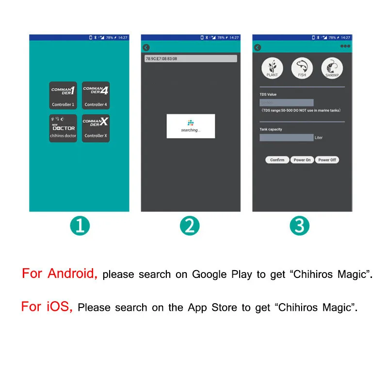 Chihiros доктор Bluetooth приложение управление 3 в 1 удаление водорослей Twinstar стиль электронный ингибит аквариумных рыб растений креветок танк
