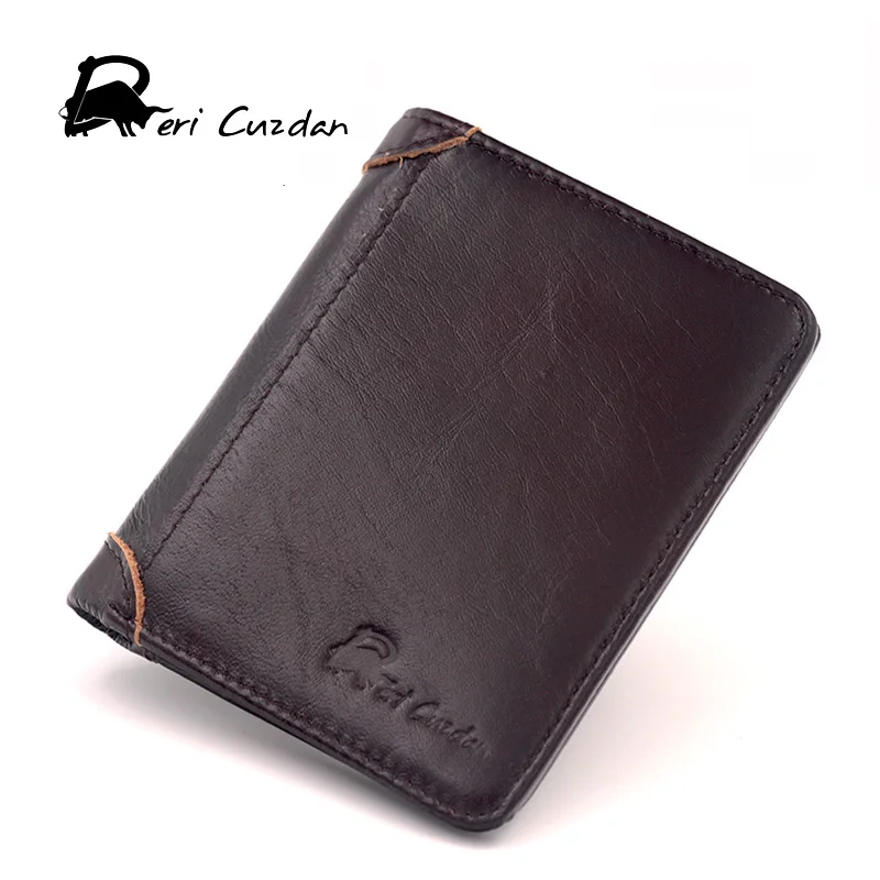 

DERI CUZDAN on Sale Wallets Men Wallets Leather Brand Trifold Mens Leather Wallet Genuine Leather Purse Man