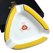 COHIBA Cigar Ashtray 3 Cigar Holders Cigar Gadgets Portable Tobacco Cigarette Ashtray with Gift Box валентин лакодин и cigar hall band 2019 02 08t20 30