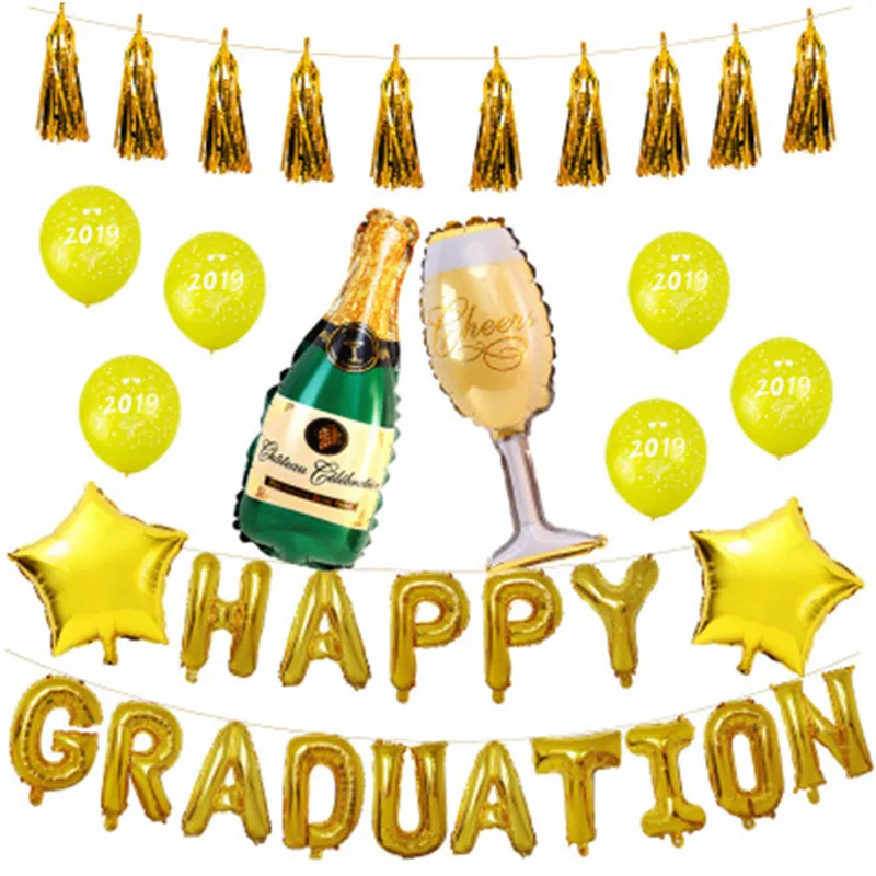 

Graduation Balloons Graduation Gift Cartoon Globos Back To School Decorations Congratulation Graduation 2019 Doctor Balloon