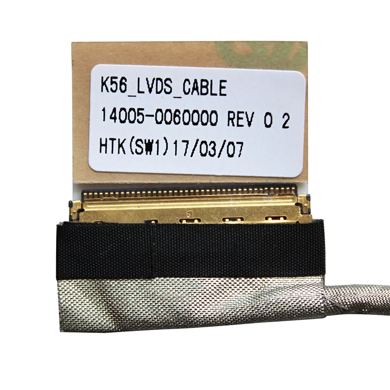Гибкий шлейф для видеоэкрана ноутбука ASUS K56 K56C K56CM K56CA K56vm K56CB K56E S56 S56C A56