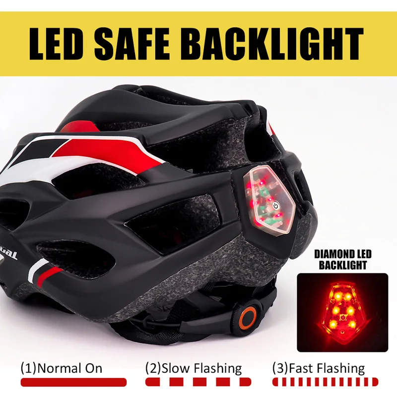 Для велосипеда VICTGOAL шлем для мужчин женщин велосипедный с подсветкой MTB легкий