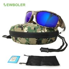 NEWBOLER-gafas polarizadas De camuflaje para hombre y mujer, lentes De Sol para pescar, ciclismo, senderismo, conducir, deportes al aire libre, De camuflaje