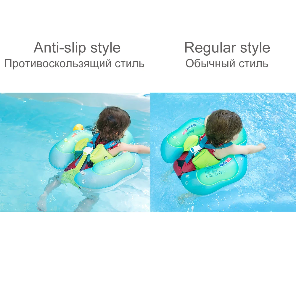 Solid inflatable pool float baby swimming ring neck infant armpit floating for kids floats child swim seat accessories children